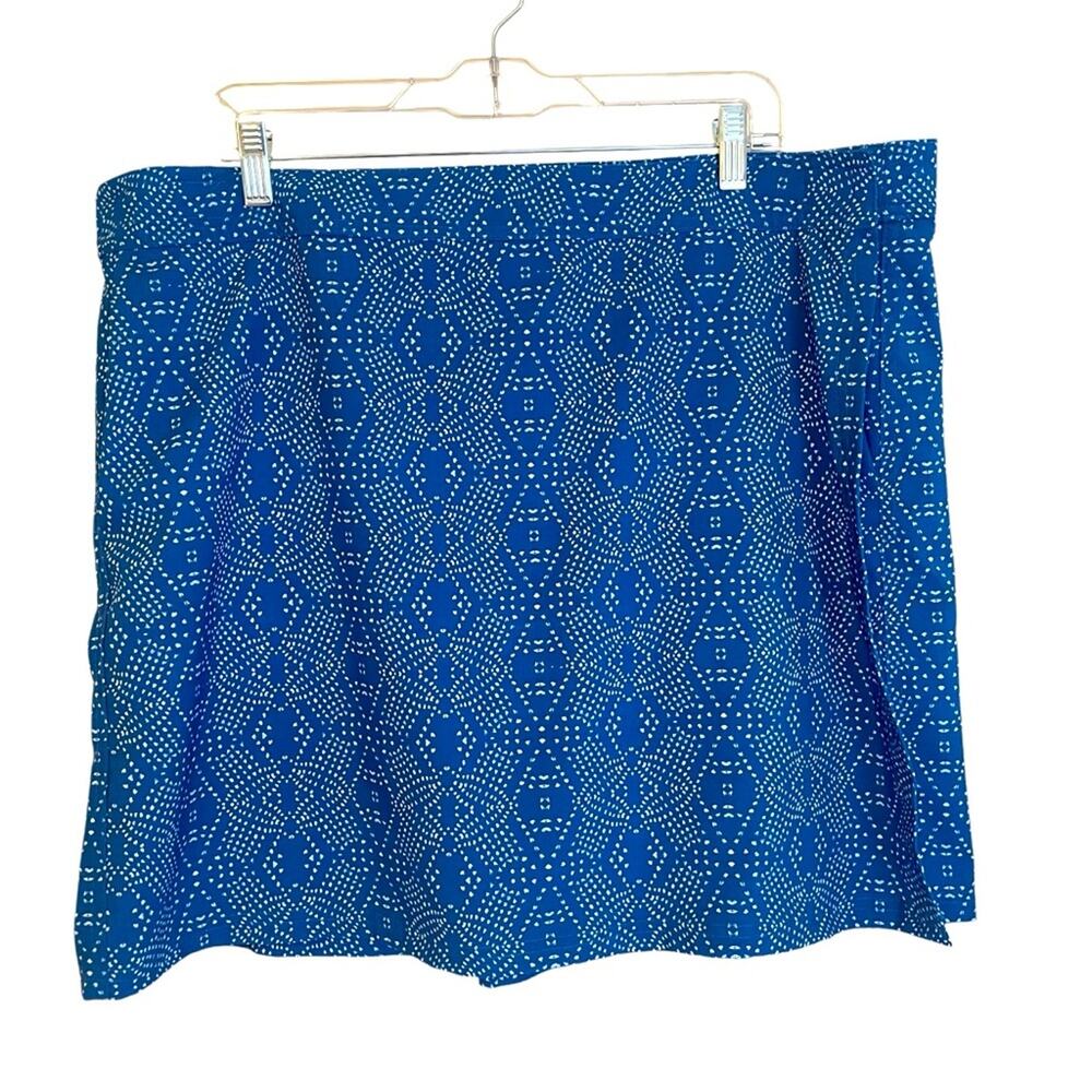 Ripskirt Hawaii Blue Dot-Pattern A-Line Skirt